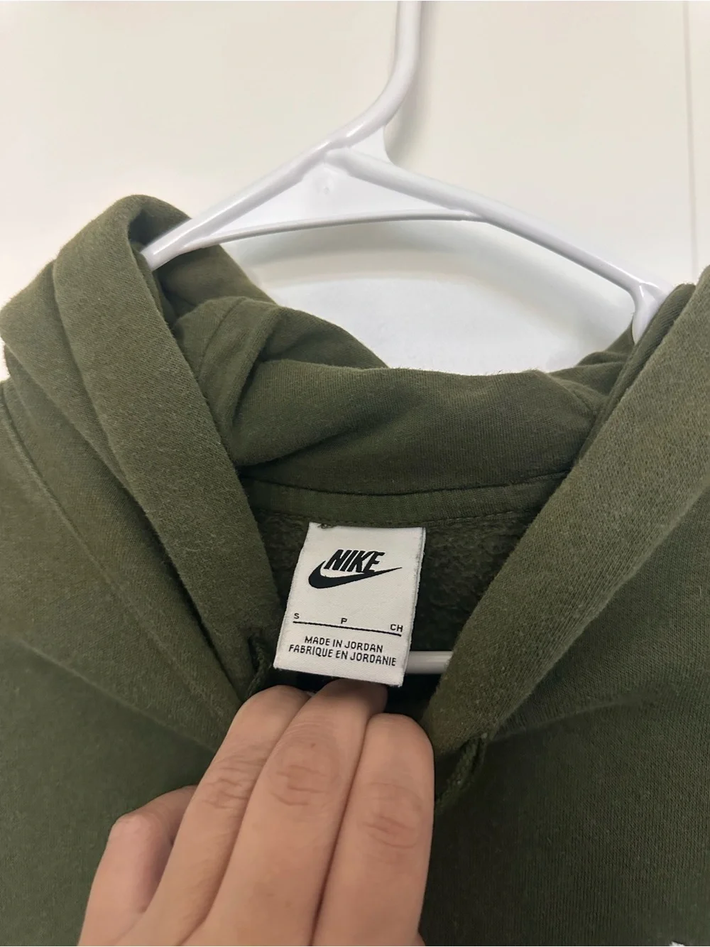 Nike Olive Green Pullover Hoodie